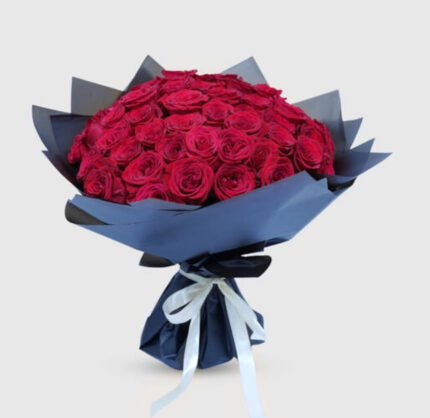 Romantic Red Roses 51 Pieces